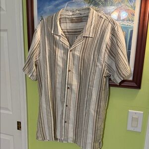 Men’s Distortion Striped Short Sleeve Shirt